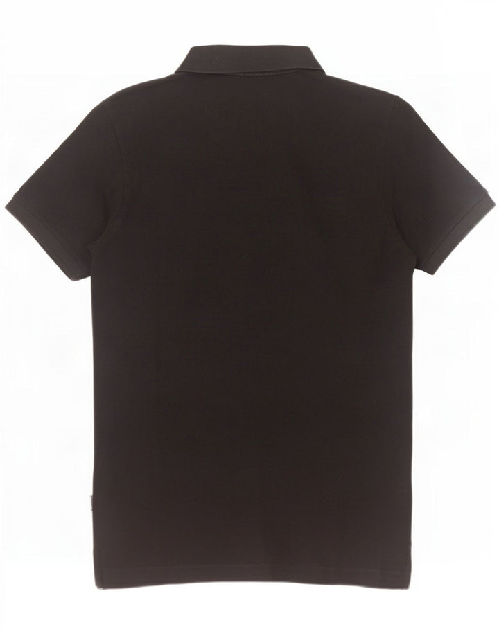 Męska koszulka polo Superdry, średnia czarna, bawełniana