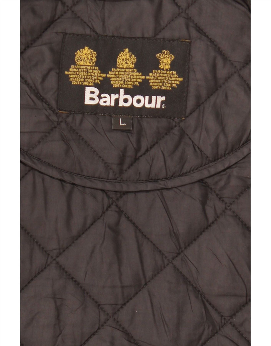 Męska pikowana kurtka Barbour UK 40 duża czarna