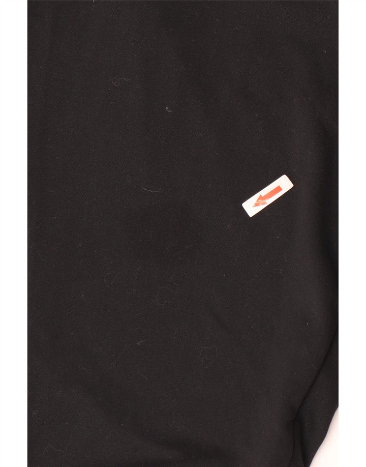 Męskie spodnie dresowe Nike Dri Fit, duży czarny poliester z blokami kolorów