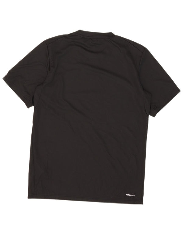 Męska koszulka Adidas Aeroready Top, mała, czarna, z poliestru