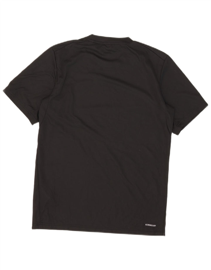 Męska koszulka Adidas Aeroready Top, mała, czarna, z poliestru