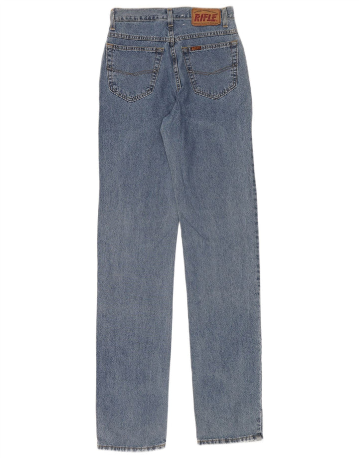 Damskie proste dżinsy Rifle W28 L34 Niebieskie bawełniane