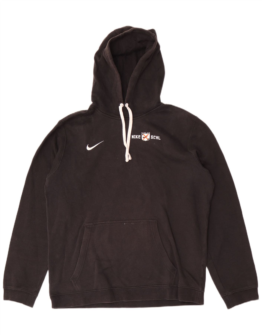 Męski sweter z kapturem Nike z grafiką, duży, czarny, bawełniany