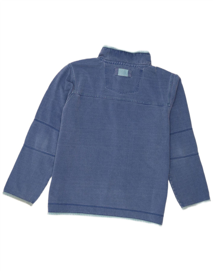 Męska bluza z zamkiem błyskawicznym Fat Face XL, niebieska, bawełniana