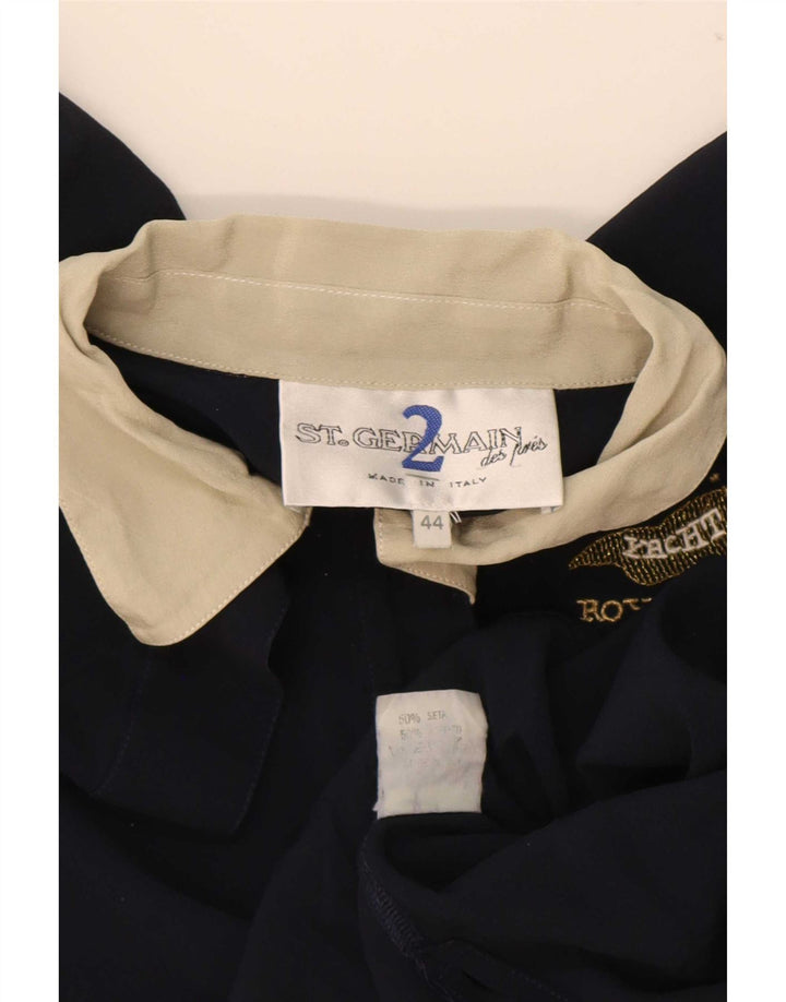 Damska koszulka polo St. Germain Des Pres IT 44 w kolorze średniego granatu