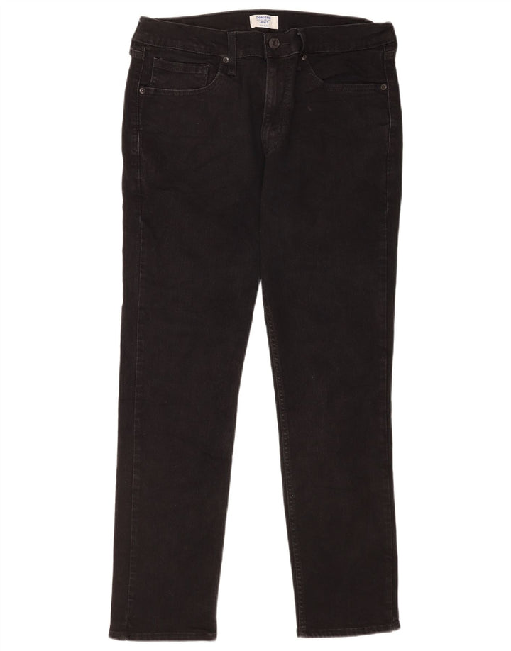 Męskie jeansy Levi's Denizen Slim W33 L30 Czarna bawełna