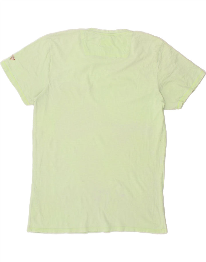 GUESS Mens Slim Fit T-Shirt Top Medium Green Vintage Guess and Second-Hand Guess from Messina Hembry 