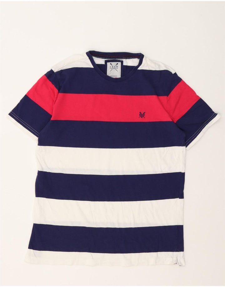 Crew Clothing Męski T-shirt Top Średni, wielobarwny, bawełniany w paski