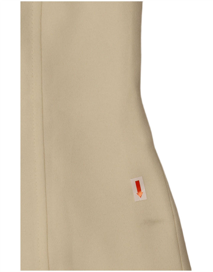 Damska sukienka płaszczowa bez rękawów Marella UK 8, mały, złamany biały poliester