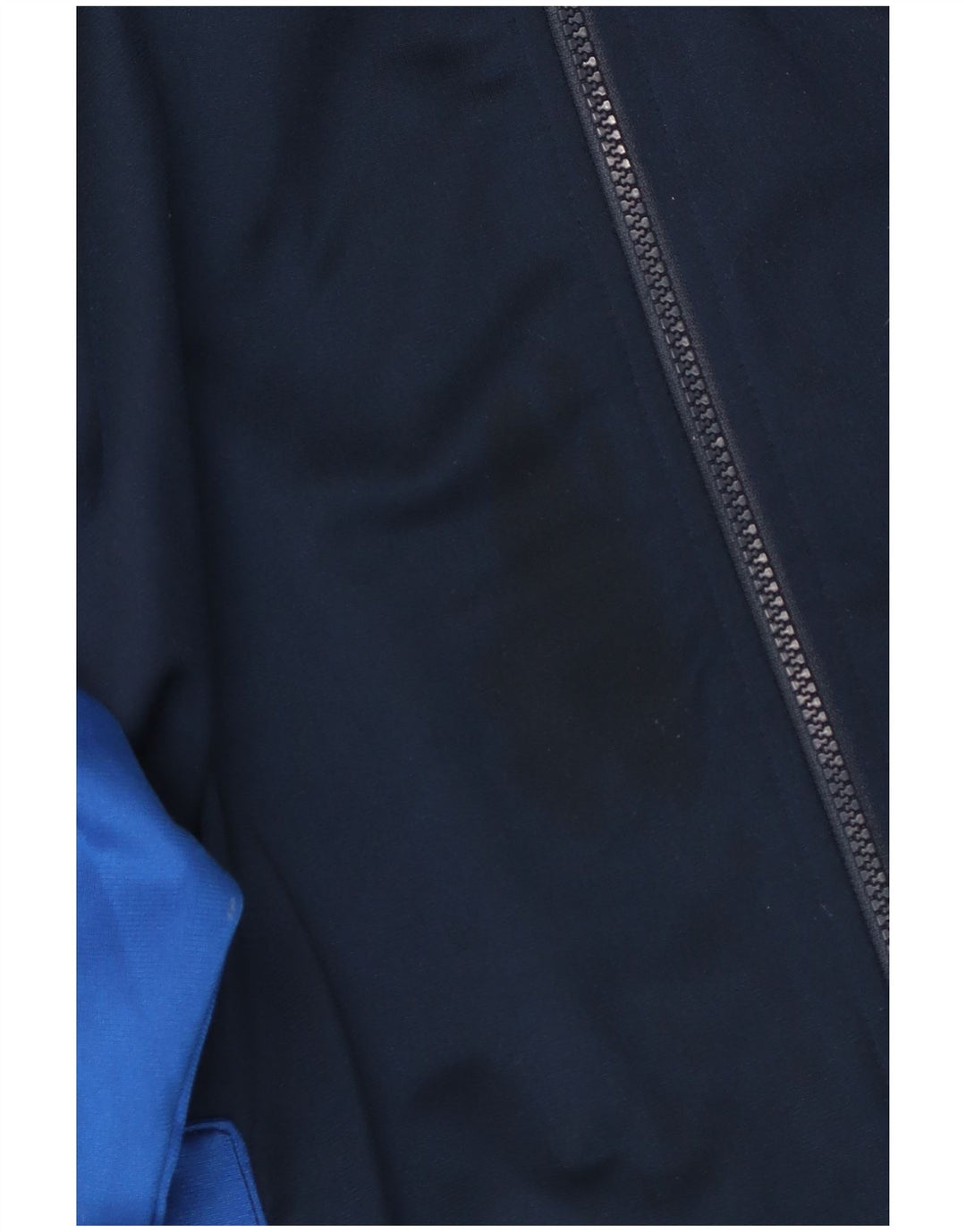 Kurtka męska dresowa Lotto, duża, granatowa, z blokami kolorów, poliestrowa