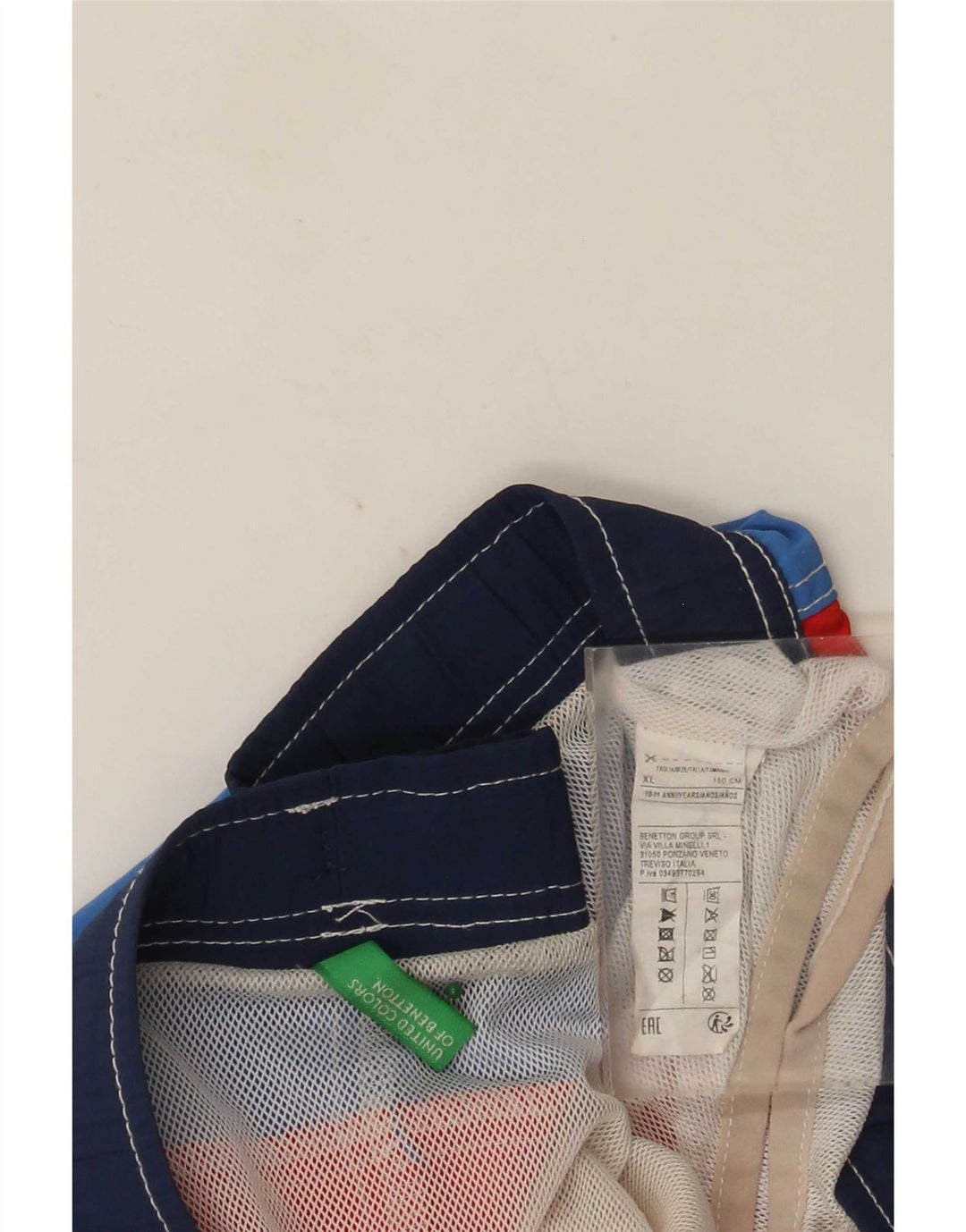 Chłopięcy top na ramiączkach z grafiką Benetton 10-11 lat XL, czerwony, blokowy kolor, poliester
