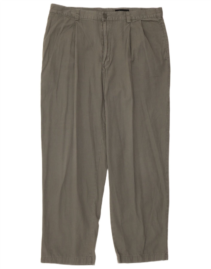 Męskie spodnie Chino Eddie Bauer W38 L30 Szara bawełna