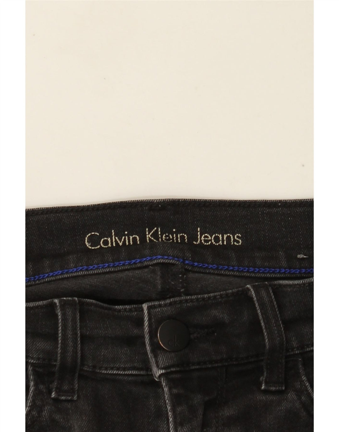 Damskie jeansy skinny CALVIN KLEIN W26 L29 czarne