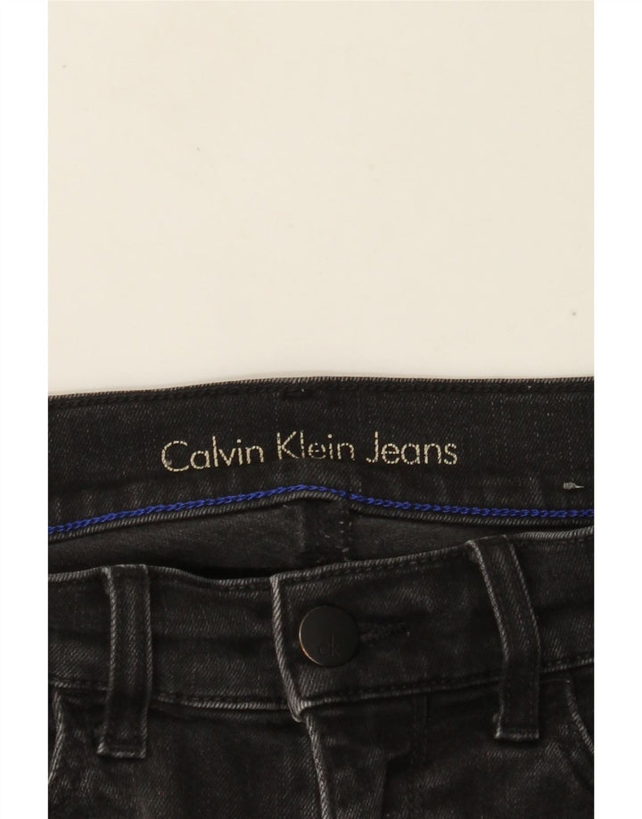 Damskie jeansy skinny CALVIN KLEIN W26 L29 czarne