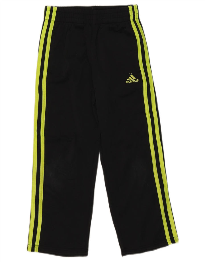 Spodnie dresowe Adidas dziewczęce 5-6 lat, czarne, poliestrowe