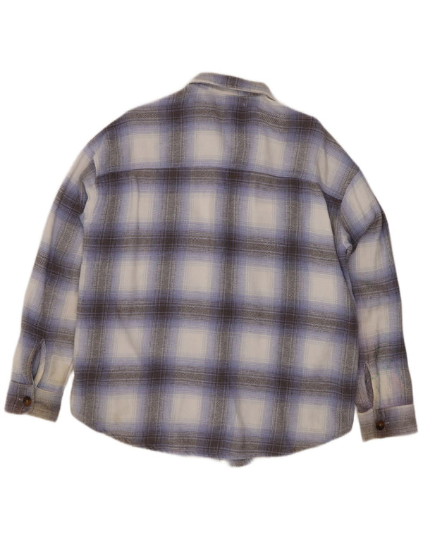 Damska koszula flanelowa Hollister Boyfriend Fit w średnią wielobarwną kratę