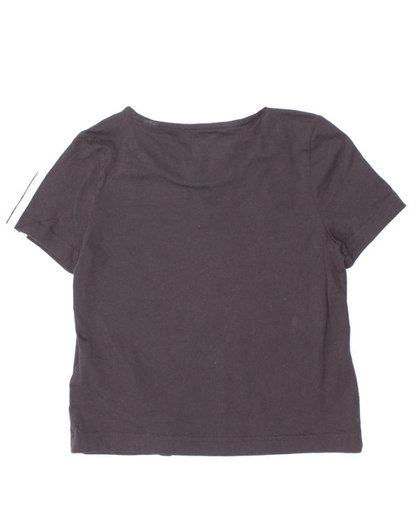 T-shirt chłopięcy Adidas Top 5-6 lat, czarna bawełna