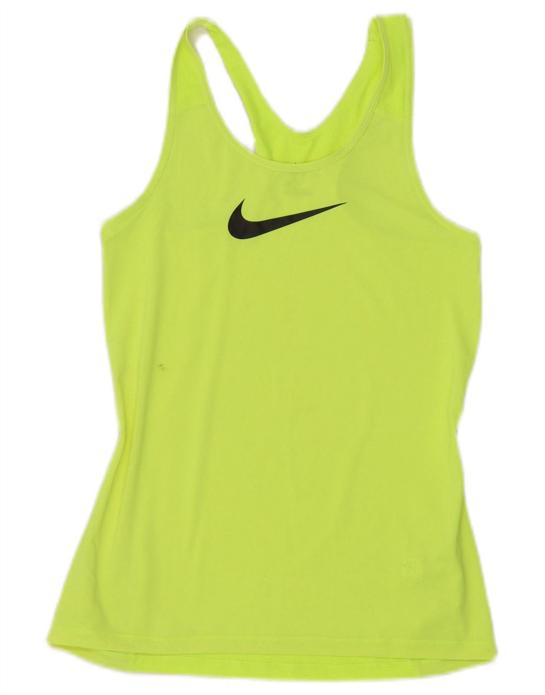 Damska kamizelka Nike Dri Fit Graphic Top UK 12 Średni żółty
