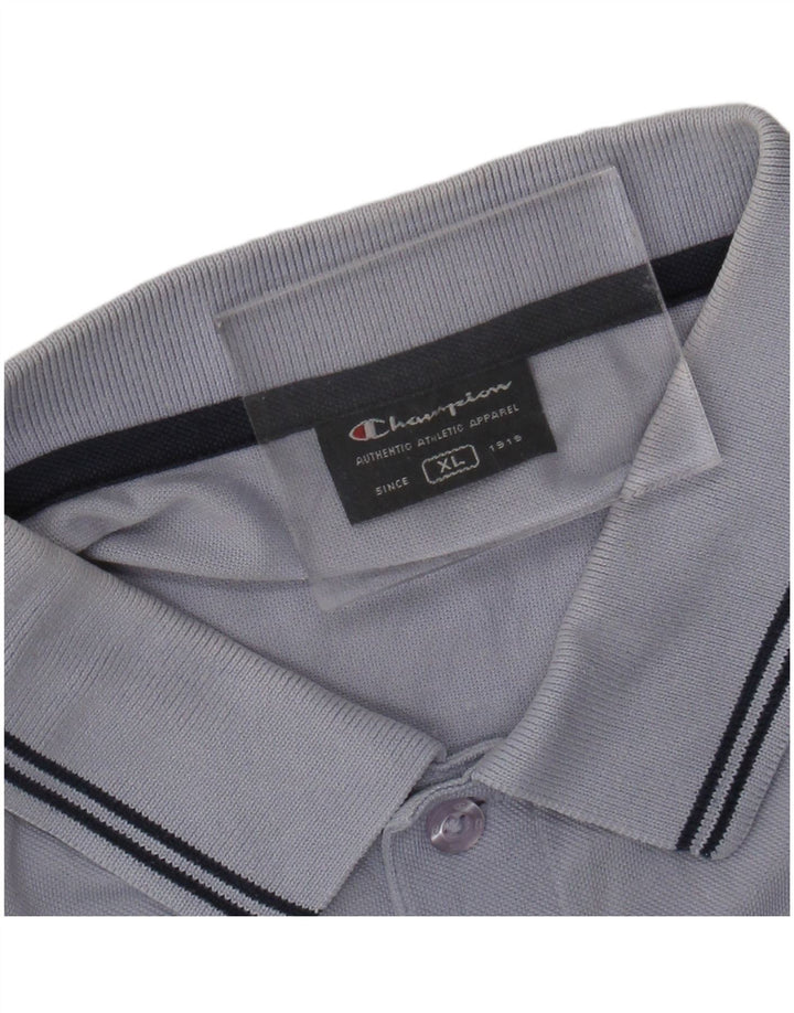 Męska koszulka polo CHAMPION XL niebieska