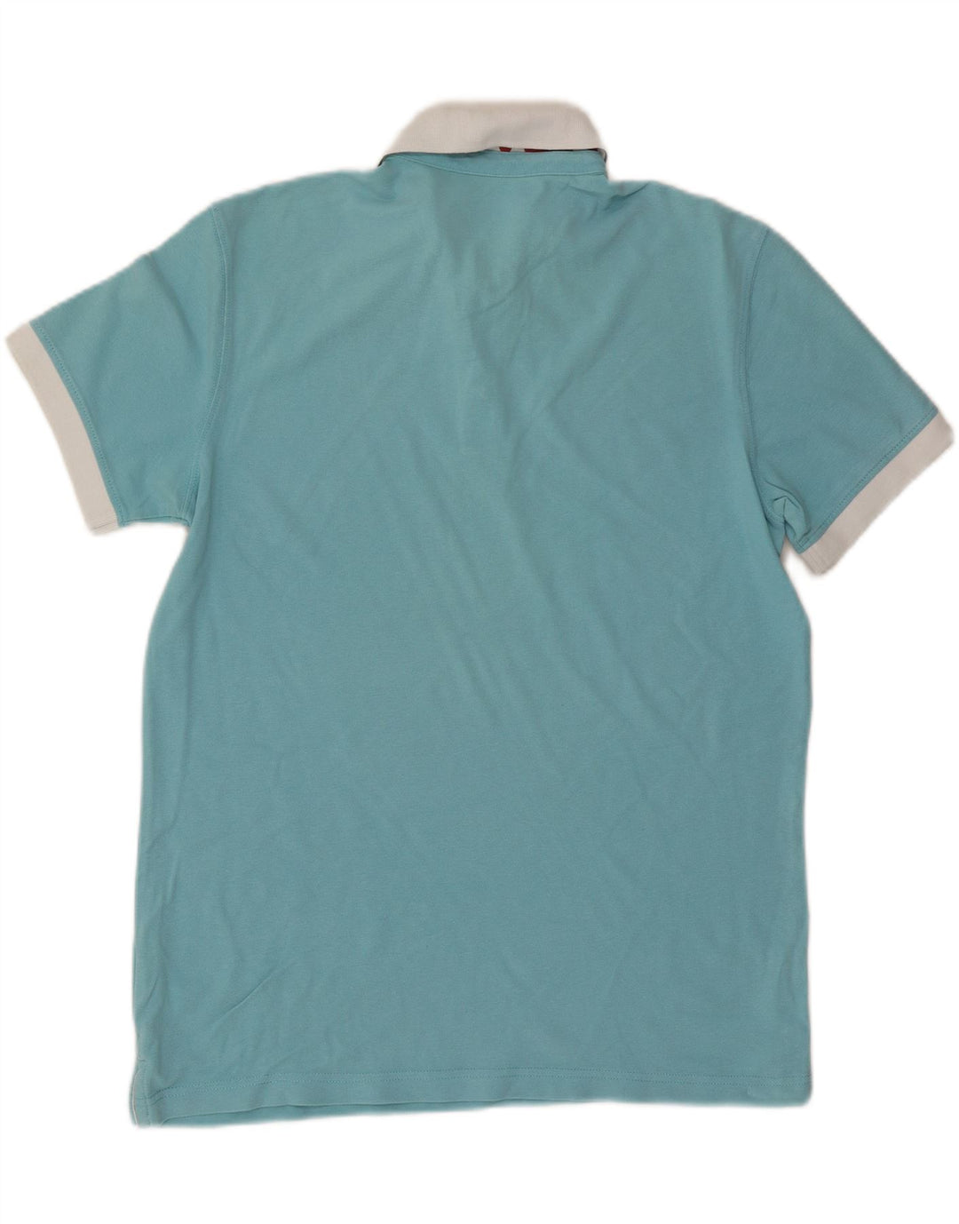 Męska koszulka polo NAPAPIJRI XL, niebieska, bawełniana w bloki kolorów