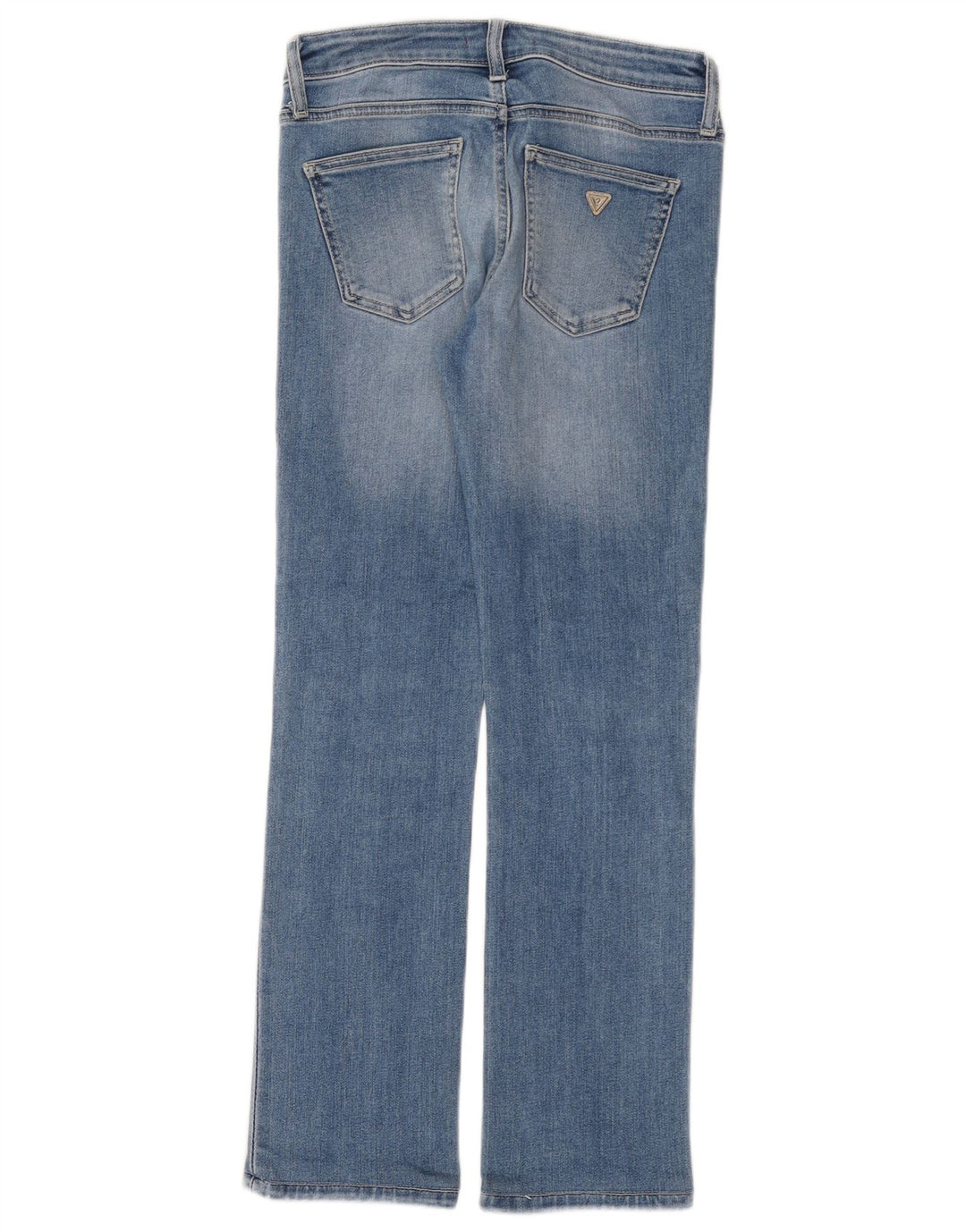 Guess Damskie Proste Dżinsy W27 L28 Niebieskie Bawełniane