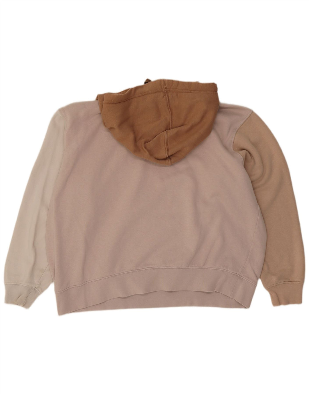 Damski sweter oversize z kapturem Nike UK 16, duży, wielokolorowy blok kolorów