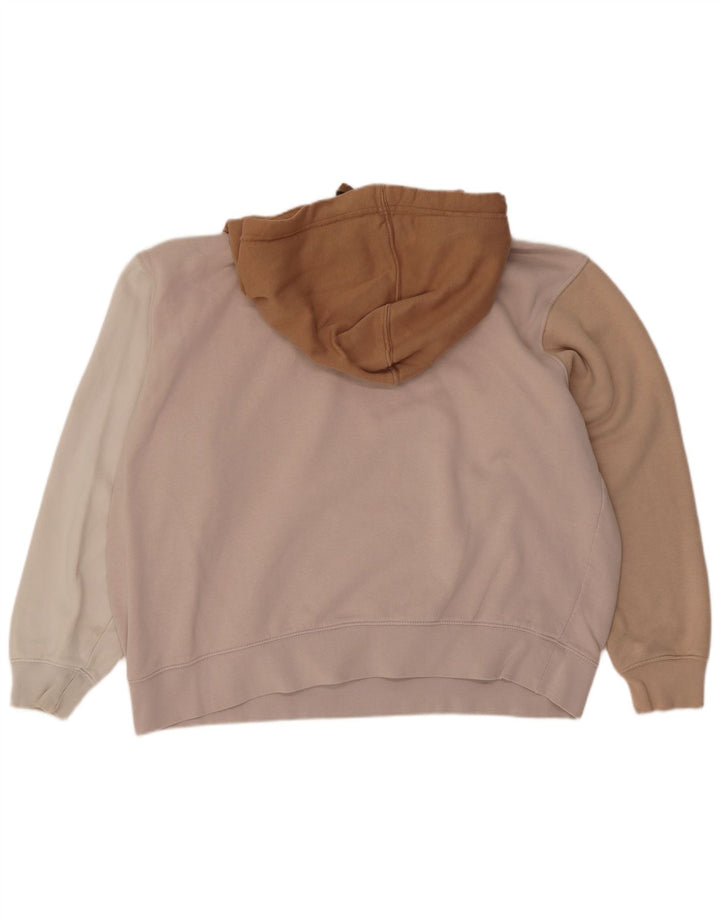 Damski sweter oversize z kapturem Nike UK 16, duży, wielokolorowy blok kolorów