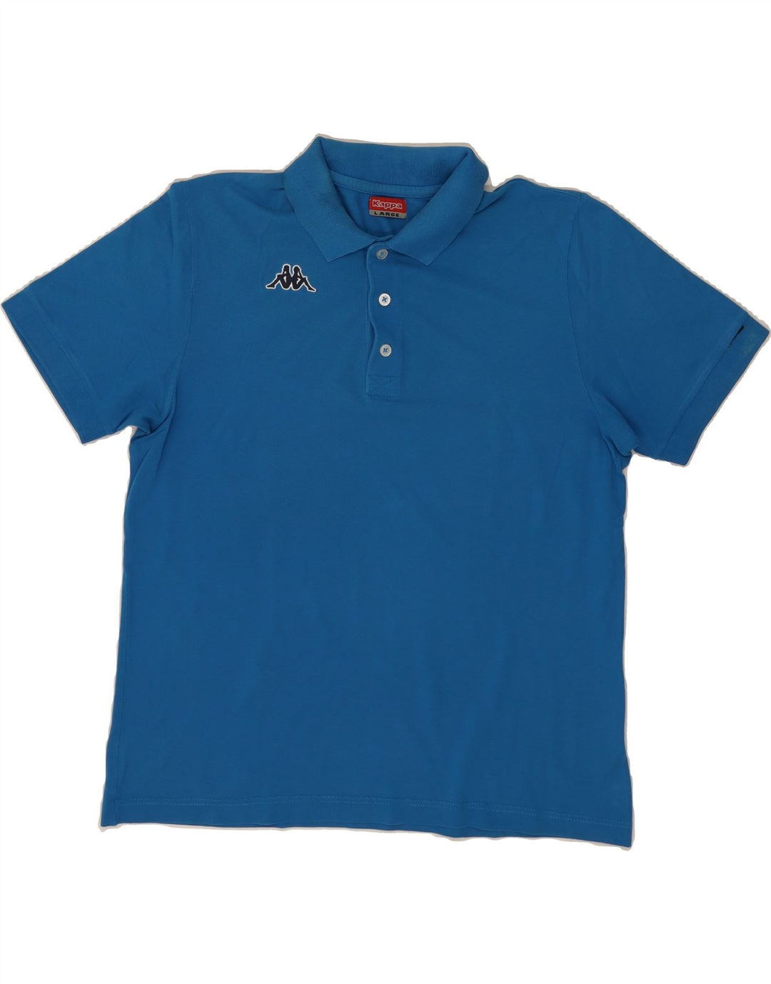 KAPPA Mens Polo Shirt Large Blue Cotton Vintage Kappa and Second-Hand Kappa from Messina Hembry 
