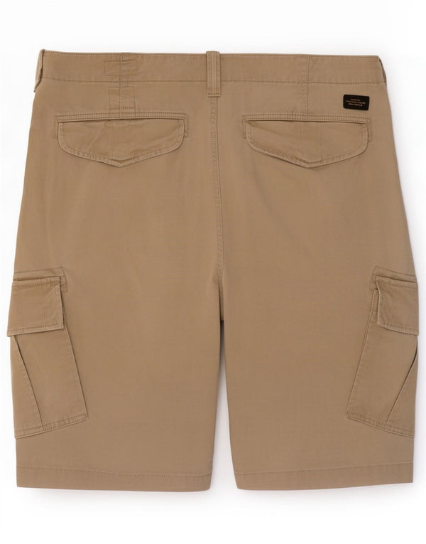 Superdry Męskie spodenki cargo, duże W36 beżowa bawełna