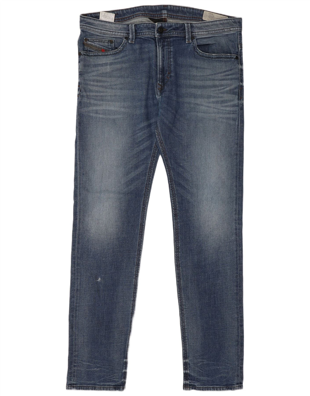 Diesel Męskie Thavar Slim Jeans W38 L34 Niebieskie bawełniane