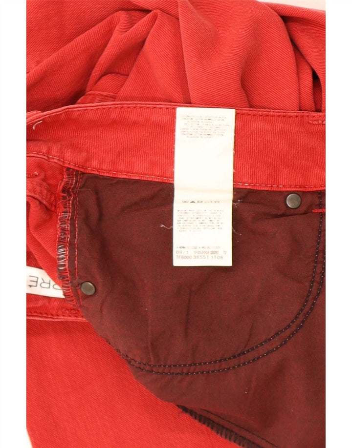 Męskie jeansy Ferre Ittierre Slim W32 L31 Czerwone bawełniane