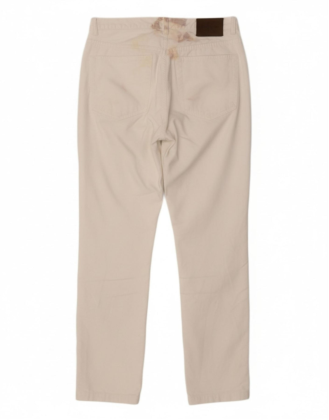 CALVIN KLEIN Mens Tapered Jeans W33 L30 White Cotton