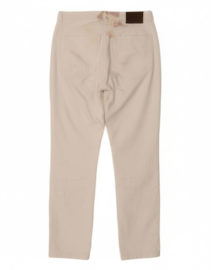 CALVIN KLEIN Mens Tapered Jeans W33 L30 White Cotton