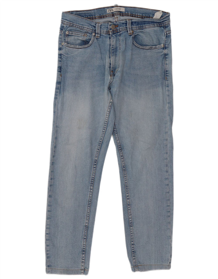 Męskie jeansy slim fit Zara EU 42 Large W32 L28 Blue