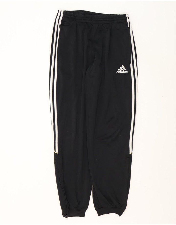 Adidas Męskie spodnie dresowe Joggery Średni czarny poliester z blokami kolorów