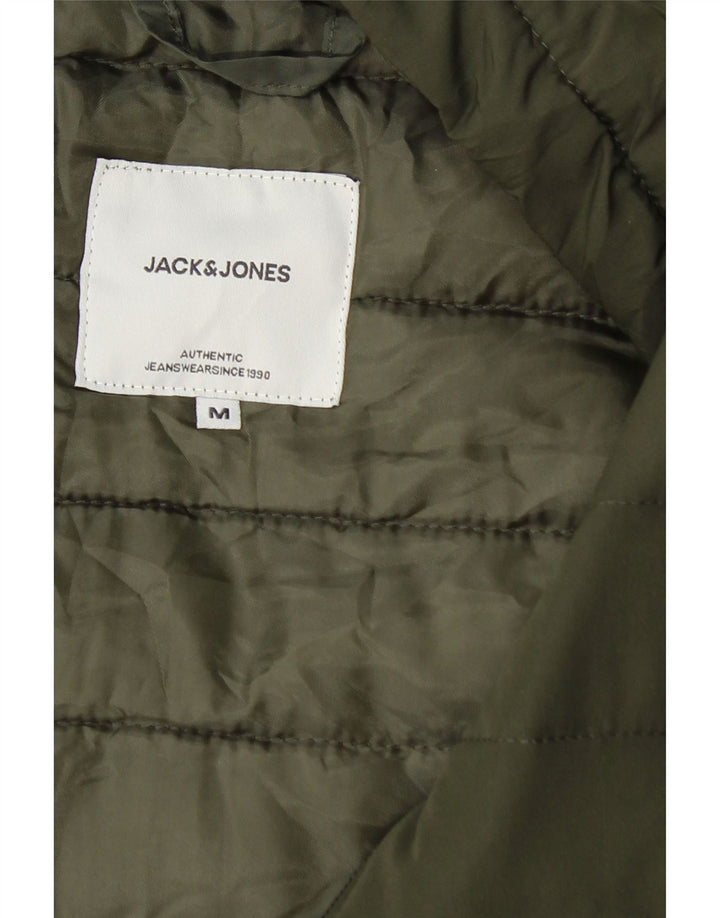 Męska ocieplana kurtka Jack & Jones UK 38, średnia zieleń