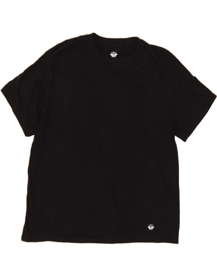 DOCKERS Womens T-Shirt Top UK 16 Large Black Cotton Vintage Dockers and Second-Hand Dockers from Messina Hembry 