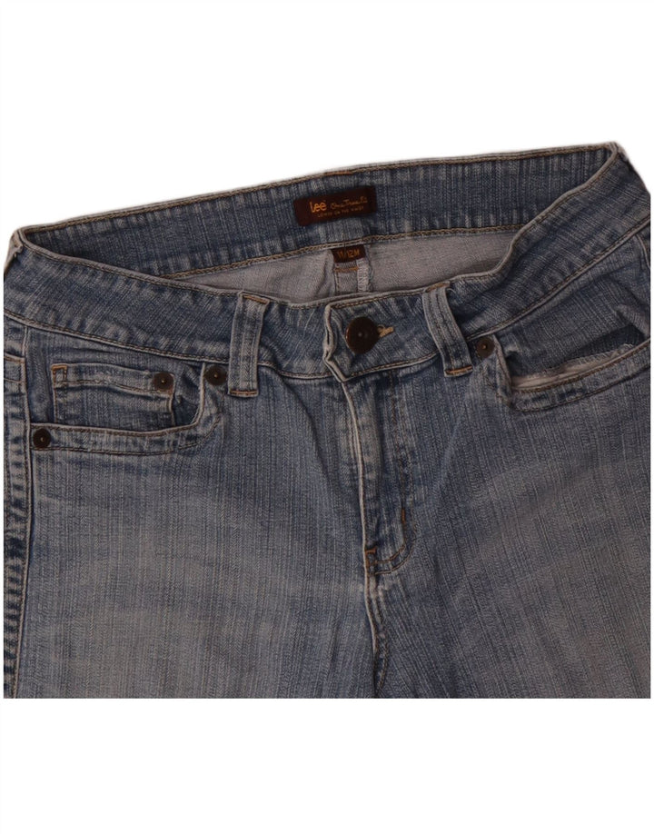 Damskie spodenki jeansowe LEE US 11/12, duże W32, niebieska bawełna
