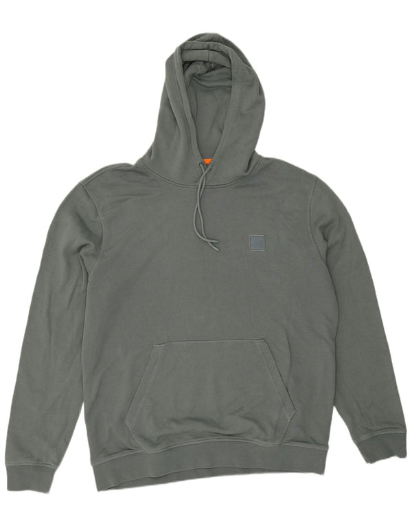 Męska bluza z kapturem Hugo Boss XL, zielona bawełna