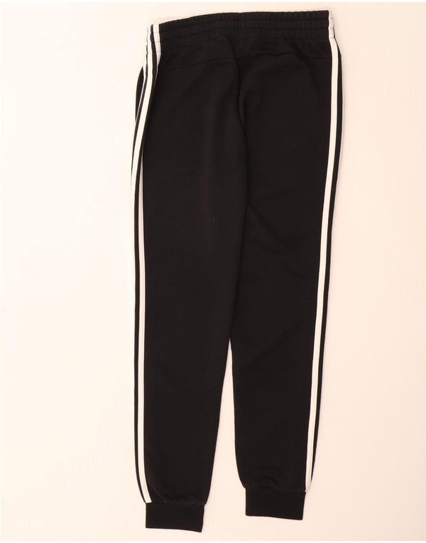 Damskie spodnie dresowe ADIDAS Joggers UK 8/10 Małe, czarne, bawełniane