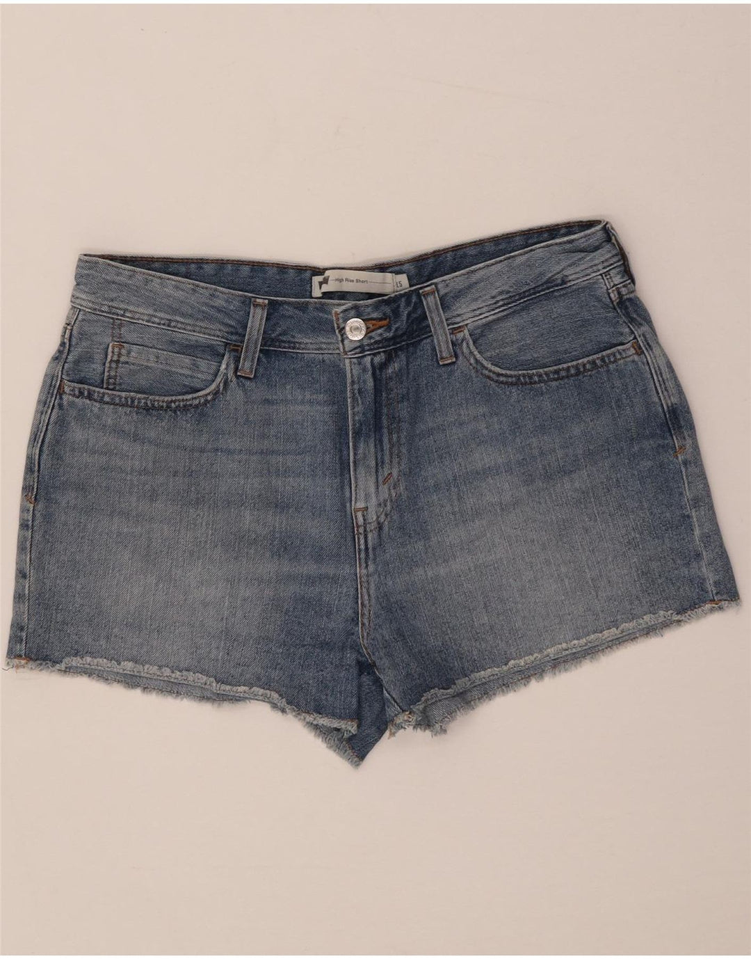 Damskie spodenki jeansowe Levi's W32, duże, niebieskie, bawełniane