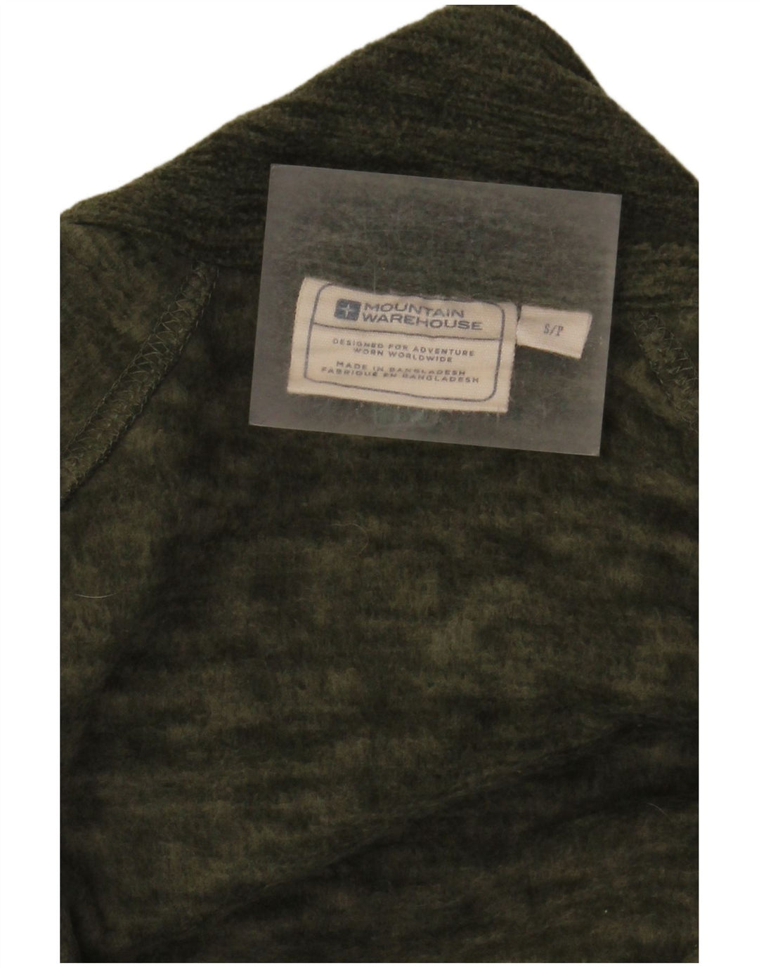 Męski sweter polarowy Mountain Warehouse z zamkiem błyskawicznym, mały, khaki, nakrapiany