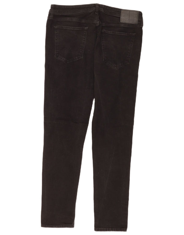 Męskie jeansy obcisłe Jack & Jones Liam W34 L32 Czarne bawełniane
