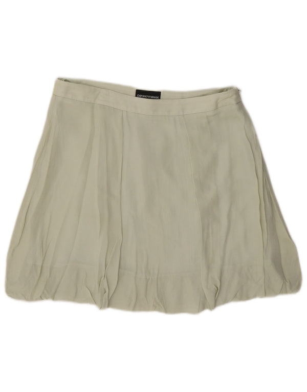 Spódnica damska Emporio Armani Mini Bubble IT 40 Small W27 Zielony jedwab