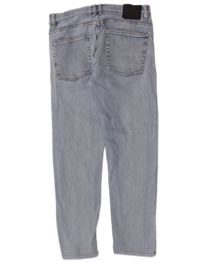 Męskie jeansy slim fit Zara EU 42 Large W32 L27 Niebieskie bawełniane