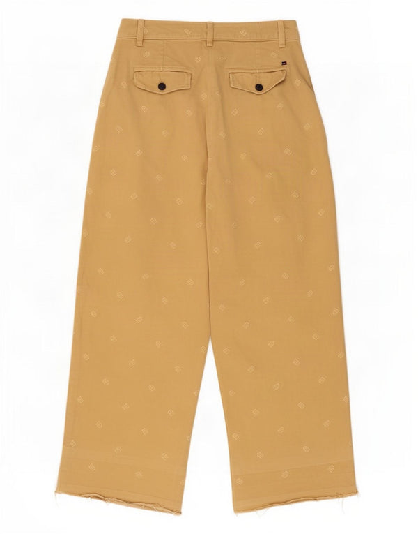 Spodnie damskie Tommy Hilfiger Graphic Chino UK 10 Small W28 L27 Beżowe