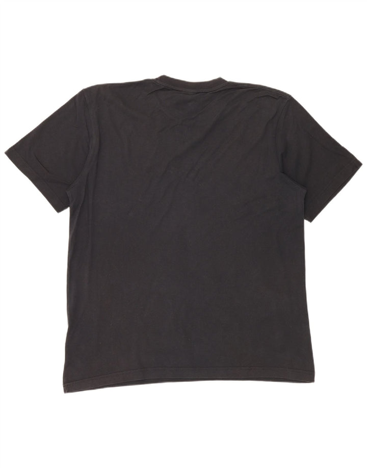 Męska koszulka z grafiką NIKE Top UK 45/47 XL, czarna, bawełniana