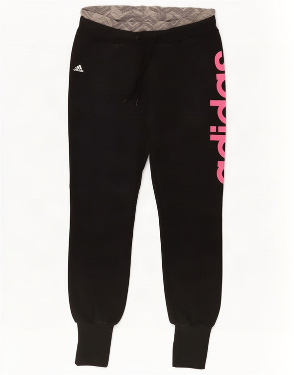 Damskie spodnie dresowe Adidas Climalite Joggers UK 4/6 XS Czarne