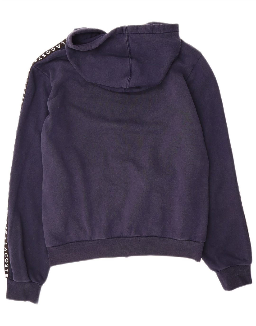 Lacoste Męski sweter z kapturem i zamkiem błyskawicznym, rozmiar 3, mały granatowy, blok kolorów