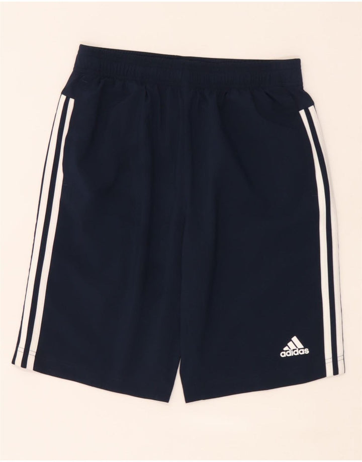 Spodenki sportowe chłopięce Adidas Climalite 13-14 lat, granatowe, poliestrowe